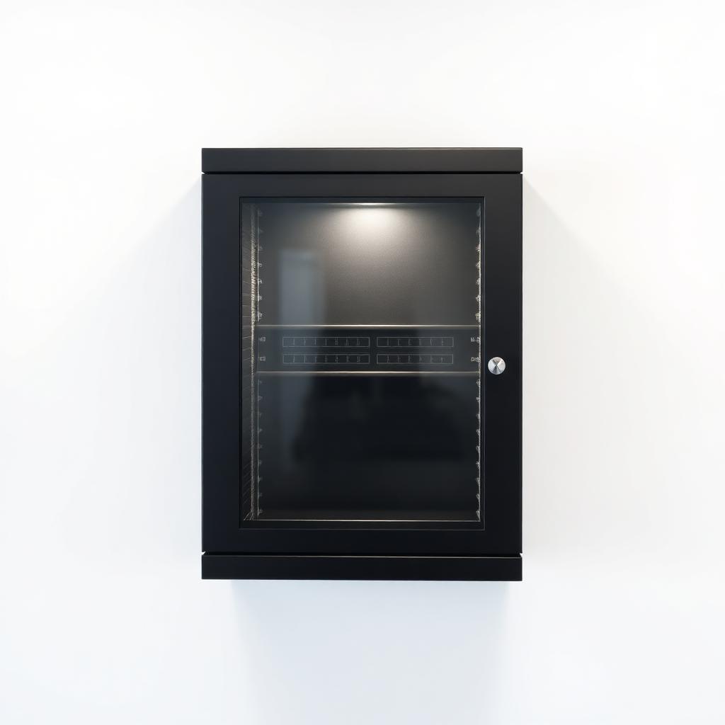 Wandkast 12U • Glasdeur
